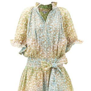 Juliet Dunn Snow Leopard Dress NWT